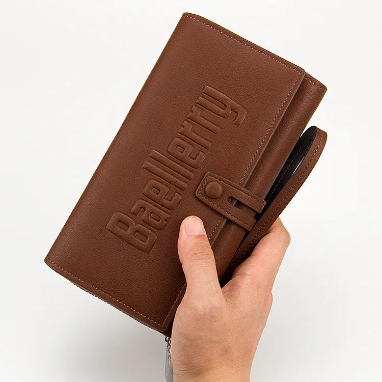 Multifunctional Clutch Wallet Men's Long Purse