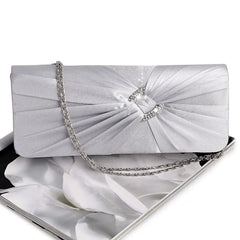 Evening Handbag Purse Women Rhinestone Bridal Clutch Bag Chain