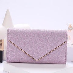 Evening Wedding Bag Solid Clutch Shoulder Chain Handbag