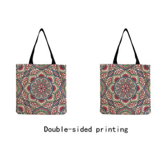 Floral Pattern Handbag Shopping Tote Bags