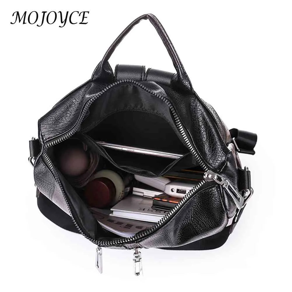 Girls PU Leather School Rucksacks Small Ladies Shopping Travel Backpack