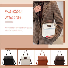 Women PU Leather Shoulder Bag Retro Mini Crossbody Bags Messenger Bag