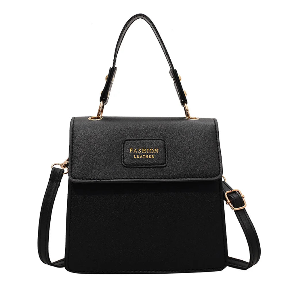 Women PU Leather Shoulder Bag Retro Mini Crossbody Bags Messenger Bag