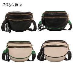 Women PU Leather Crossbody Bag with Shoulder Strap