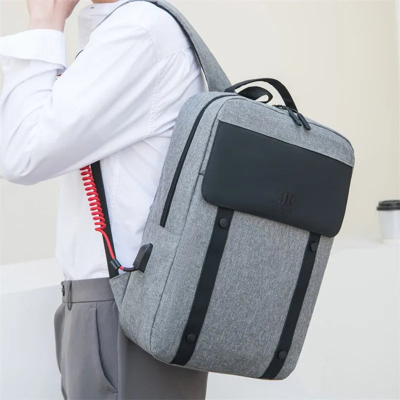 USB Charging Large Capacity Waterproof Laptop Backpack