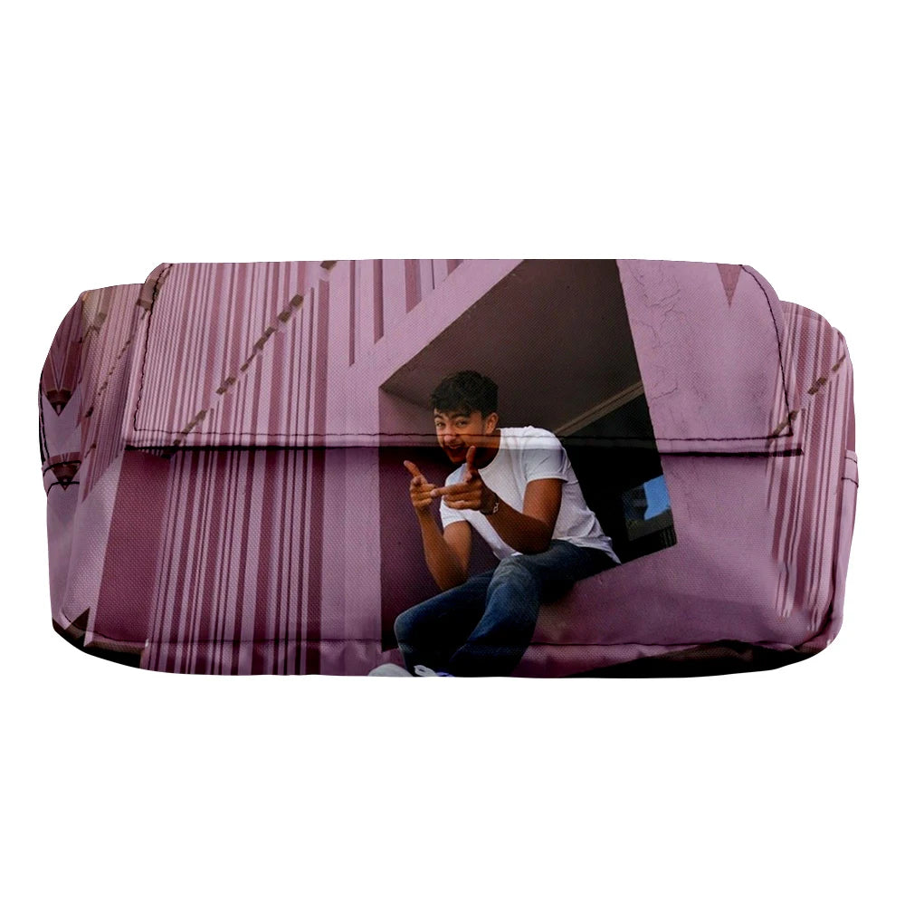 Michou Inoxtag Double-layer Student Pencilcase - Oxford Cloth