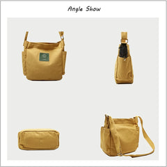 Casual Canvas Crossbody Bag for Women Large Capacity