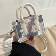 Crocodile Gradient Women Shoulder Bag Small Keys Handbag And Purse