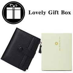 FIRD Anti-Theft Brush Wallet Women's Short Leather Large Capacity