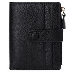 FIRD Anti-Theft Brush Wallet Women's Short Leather Large Capacity