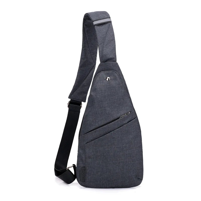 FONIRRA Men Shoulder Bag Chest Pack Convenient Carry Money Phone Pouch