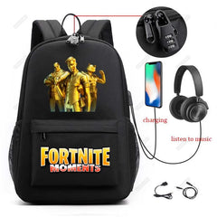 Anti-theft Kids School Backpack with USB Charging Port