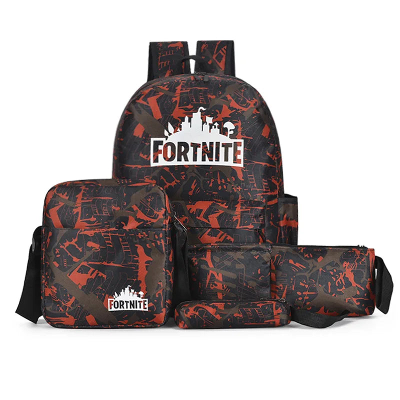 Canvas Backpack Set for Women Men Teens Girls Boys School Bags