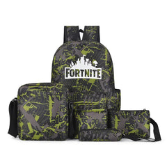 Canvas Backpack Set for Women Men Teens Girls Boys School Bags