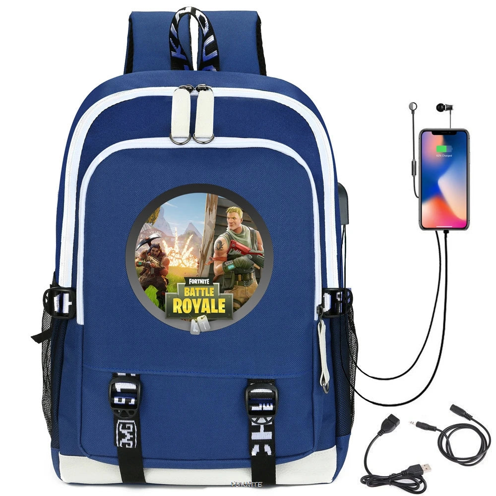 USB Charging Laptop Travel Bag Teenager Student Backpacks