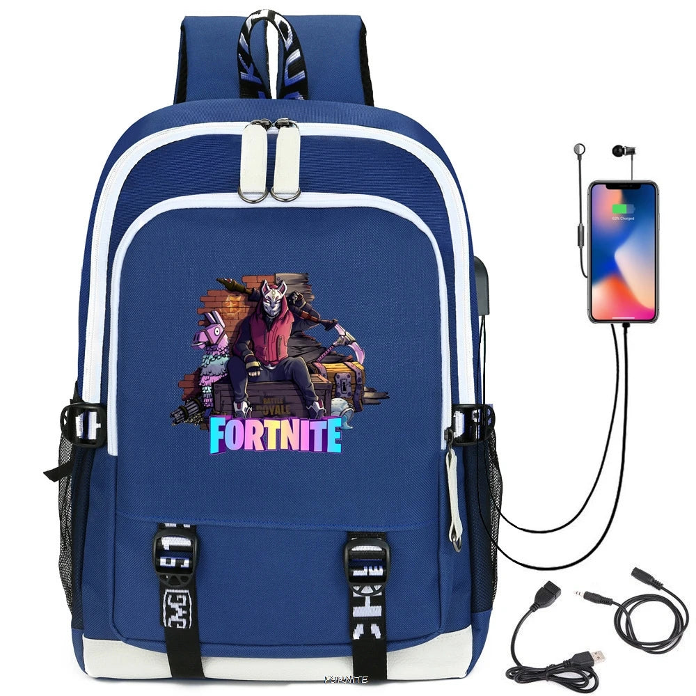 USB Charging Laptop Travel Bag Teenager Student Backpacks