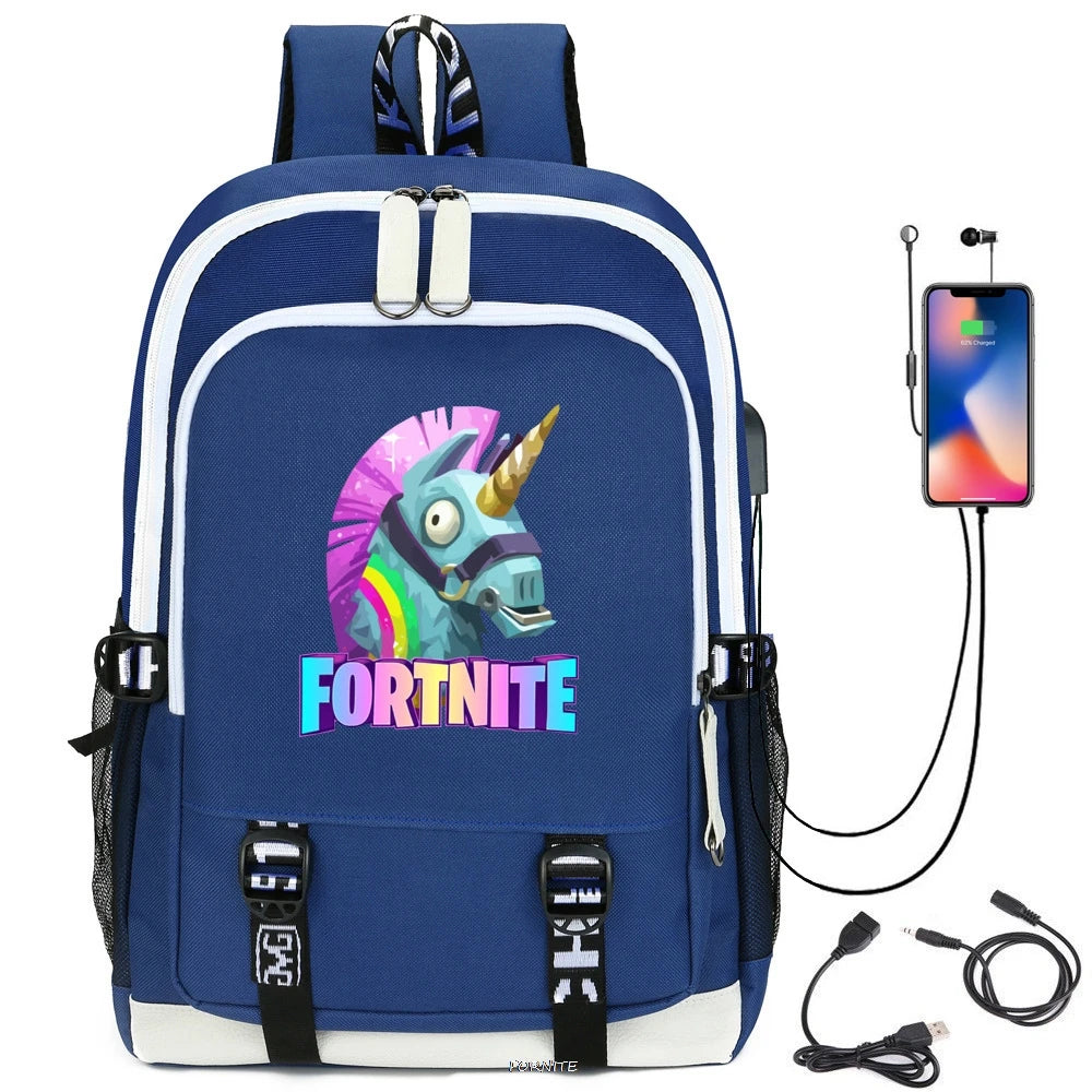 USB Charging Laptop Travel Bag Teenager Student Backpacks