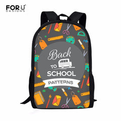 Kids 16 Inch School Bag Boys Girls Lightweight Backpacks