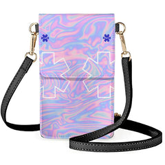 Women's EMT Mark Leather Phone Bag