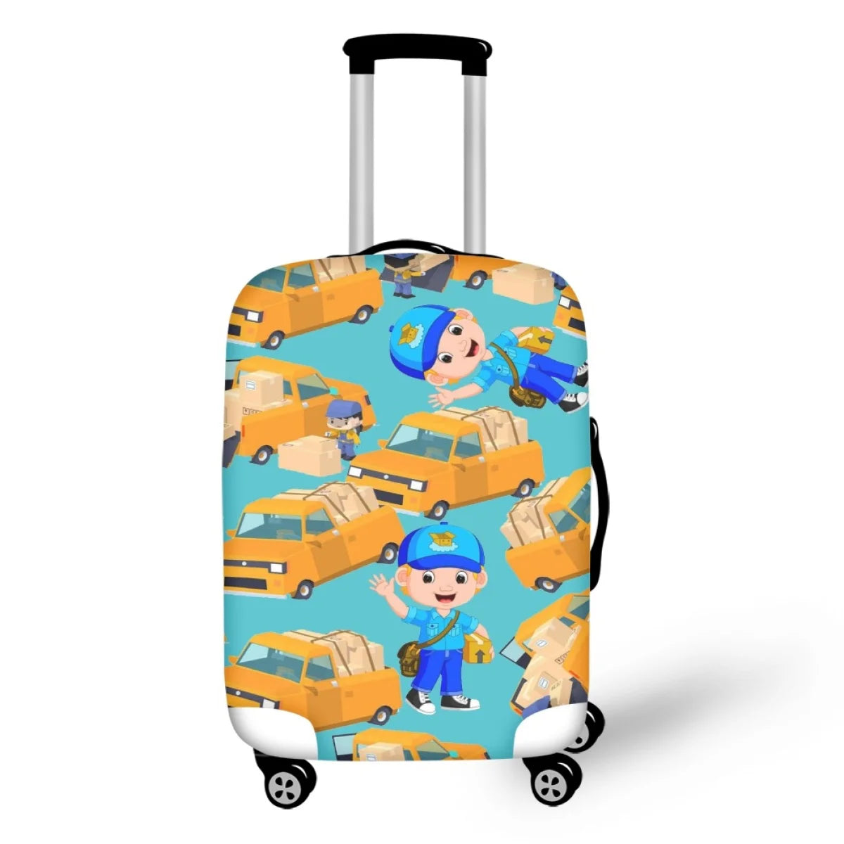 Printed Luggage Cover Elastic Dust Cover for Men Women