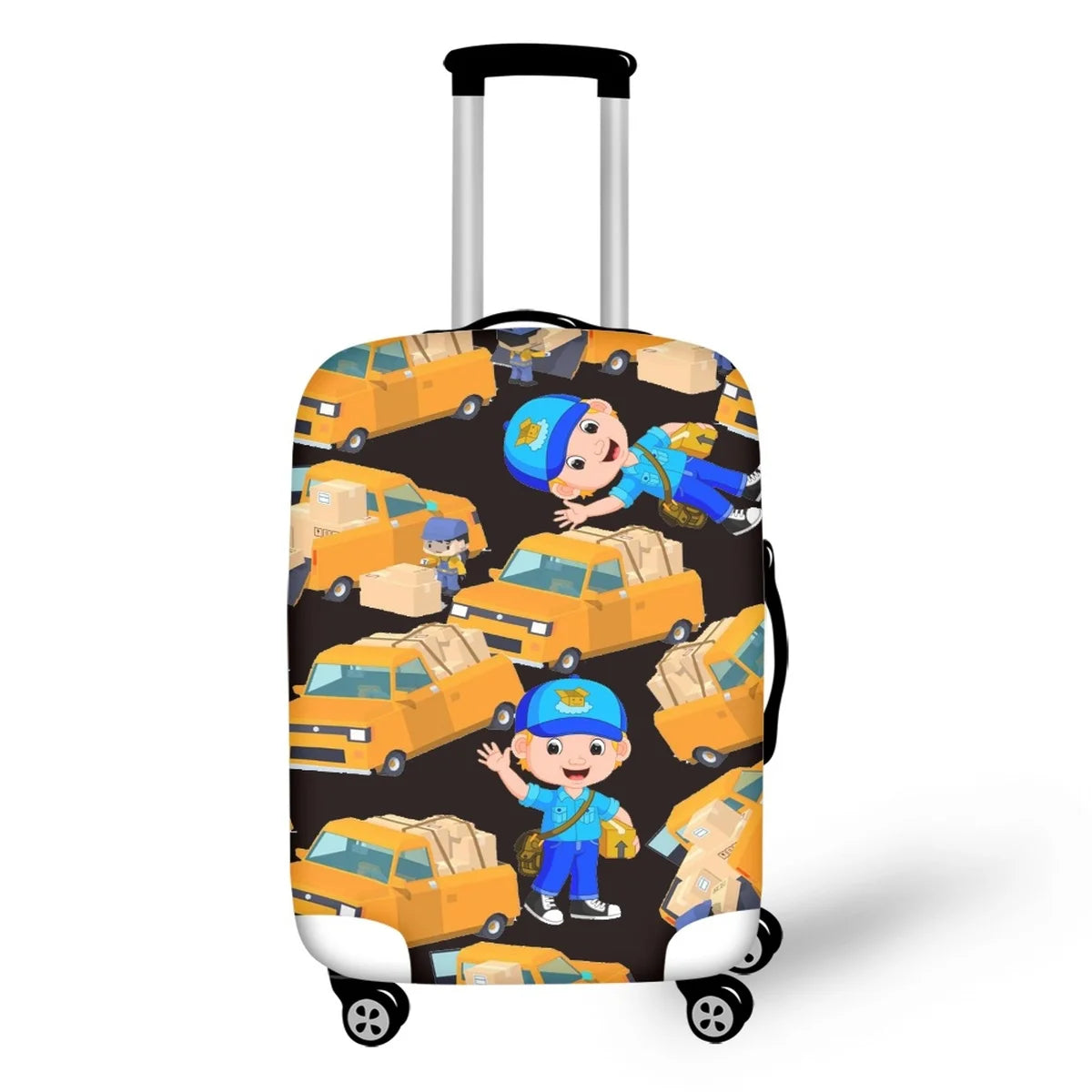 Printed Luggage Cover Elastic Dust Cover for Men Women