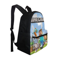 Game Scene Double Shoulder Strap Bookbag for Students