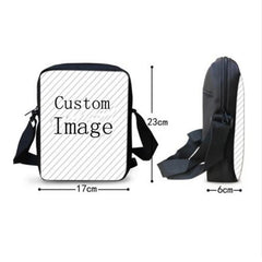 Funny Printing Frog Messenger Bag for Men Mini Little Boys Crossbody Bags