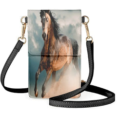 Galloping Steed Pattern Bag 3D Horse Shoulder Pouch Unisex