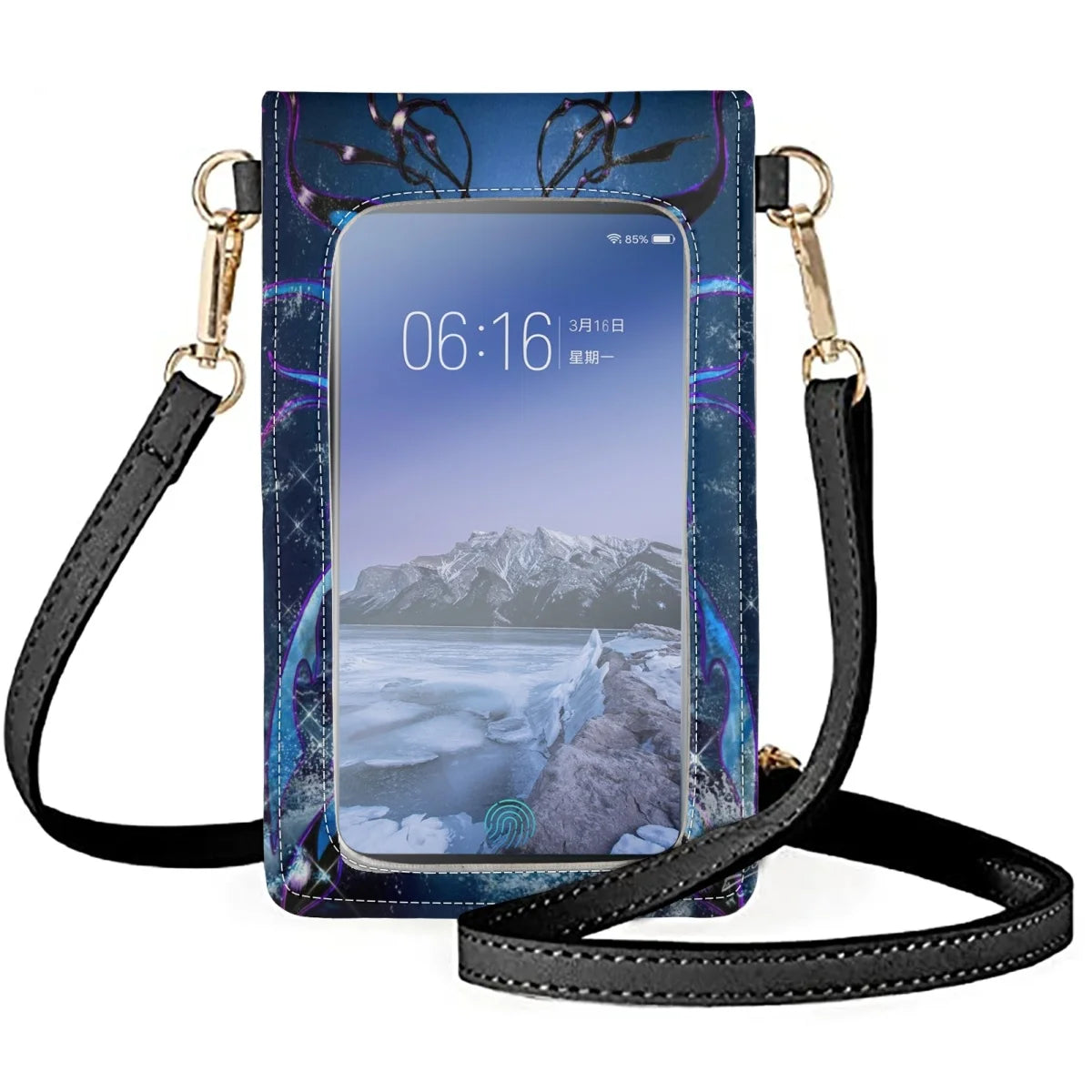 Butterfly Pattern Lady Makeup Bag for Women