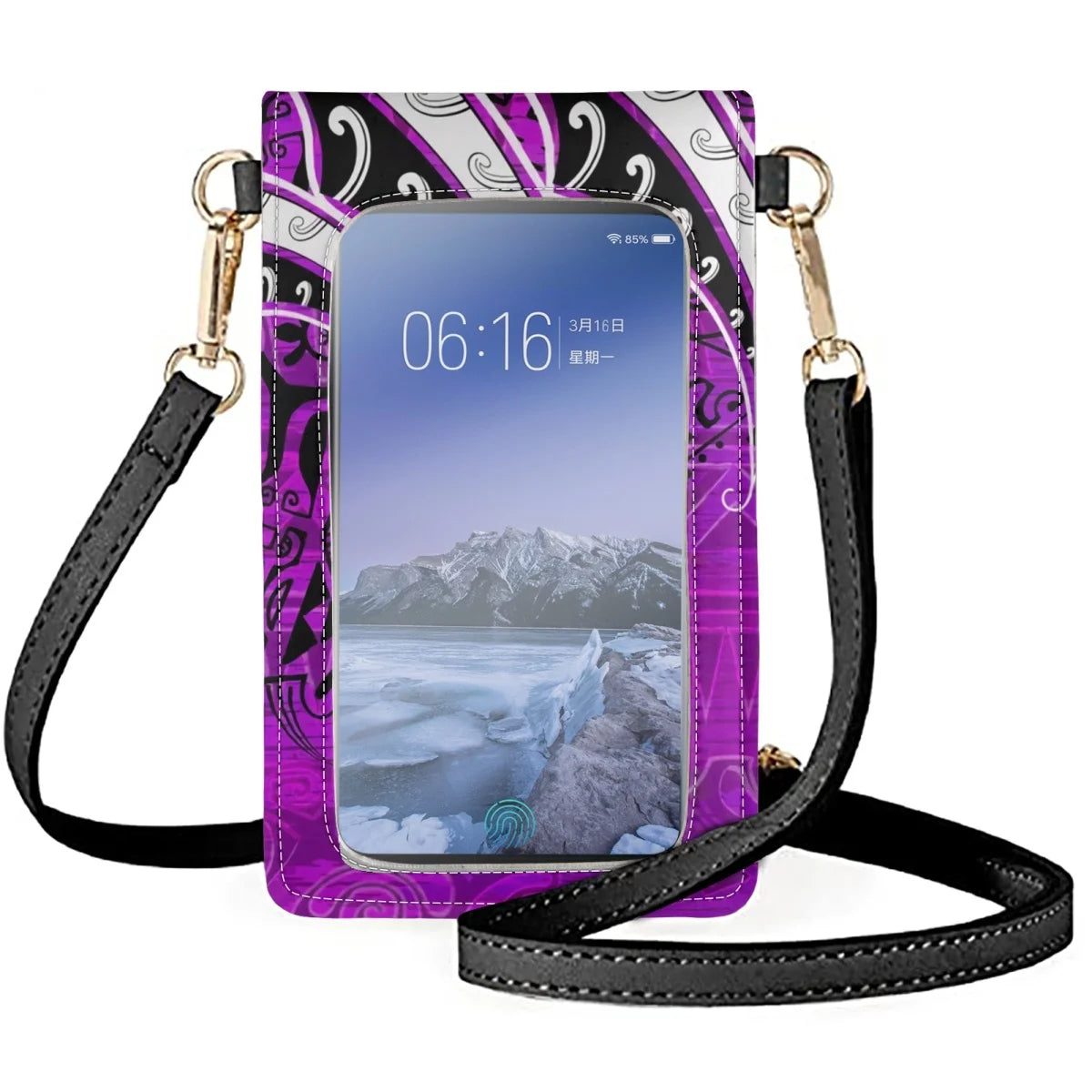 Samoan Hawaiian Flip Cellphone Bag Ladies Polynesian Tribal Ink Posters