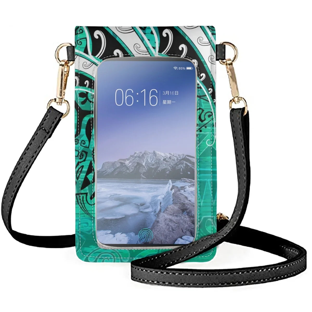 Samoan Hawaiian Flip Cellphone Bag Ladies Polynesian Tribal Ink Posters
