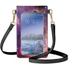 Solar System Unisex Mobile Phones Bag Milky Way Planets Space