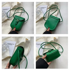 Shoulder Messenger Bag PU Leather Crossbody Bag Women Handbag Purses
