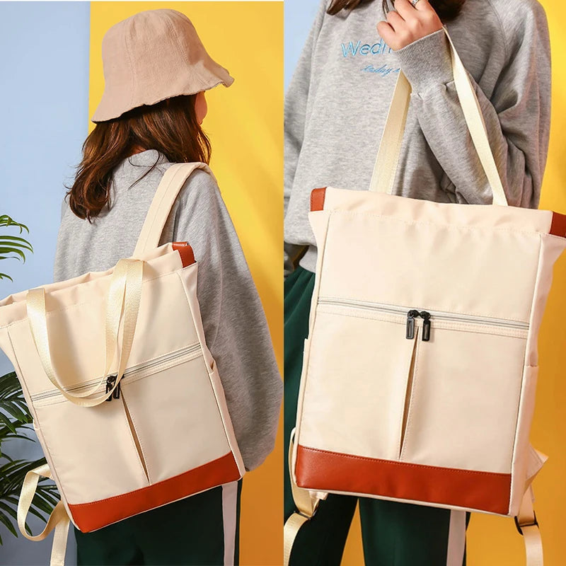 Waterproof Oxford Laptop Backpack Large Capacity Shoulder Bag