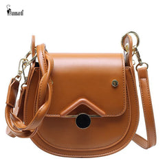 Retro Saddle Bag Crossbody Shoulder Bag Small Solid Bag