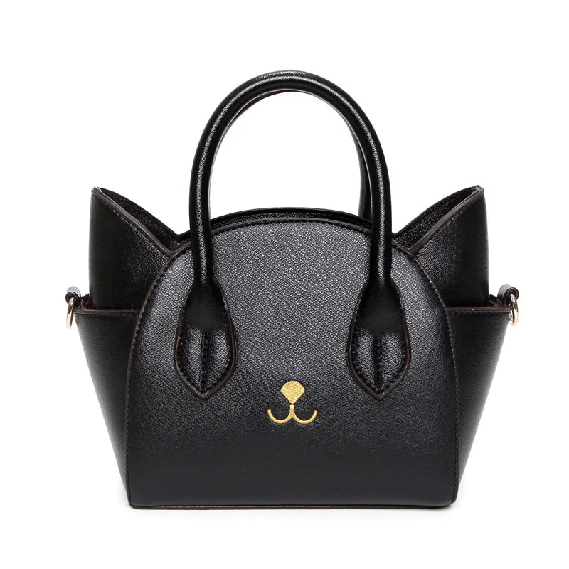 Cat Bags Woman Wing Handbags PU Messenger Bags