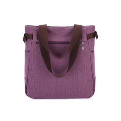 Canvas Women's Cat Applique Handbag with Diamonds Shoulder Bag Totes