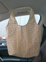 Fairy Canvas Floral Shoulder Bags Women Large Capacity Shopping Totes