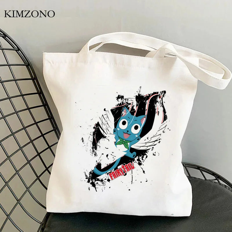 Fairy Tail shopping bag reusable stylish grocery handbag