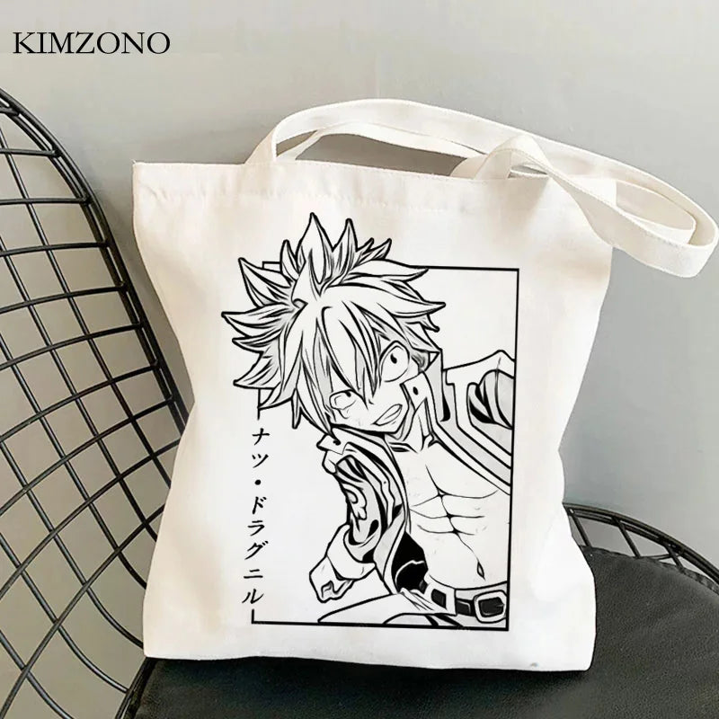 Fairy Tail shopping bag reusable stylish grocery handbag