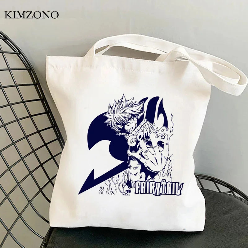 Fairy Tail shopping bag reusable stylish grocery handbag