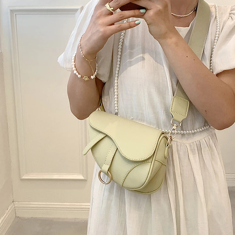 Women's Saddle Bag Crossbody High Handbag Satchel