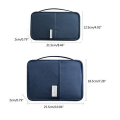 Family Passport Wallet Waterproof Travel Document Organizer