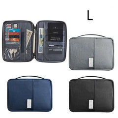 Family Passport Wallet Waterproof Travel Document Organizer