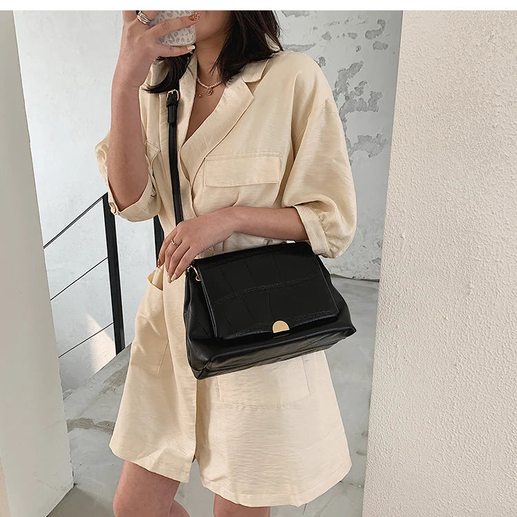 Famous Crocodile Pattern Large Tote Bag for Women