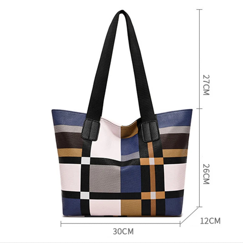 Designer Handbags Women PU Leather Top-Handle High Capacity Female
