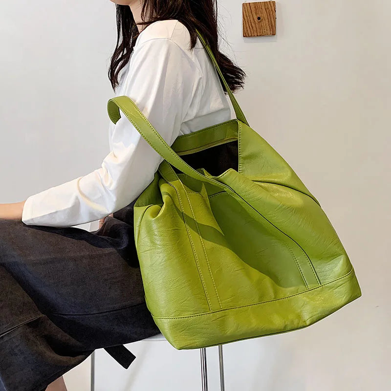 Summer High-quality Texture Shoulder Bag Women's Underarm Tote Bag