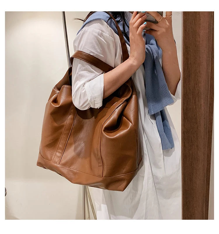 Summer High-quality Texture Shoulder Bag Women's Underarm Tote Bag