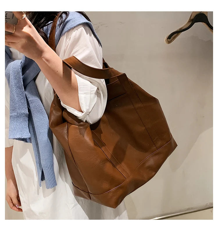 Summer High-quality Texture Shoulder Bag Women's Underarm Tote Bag