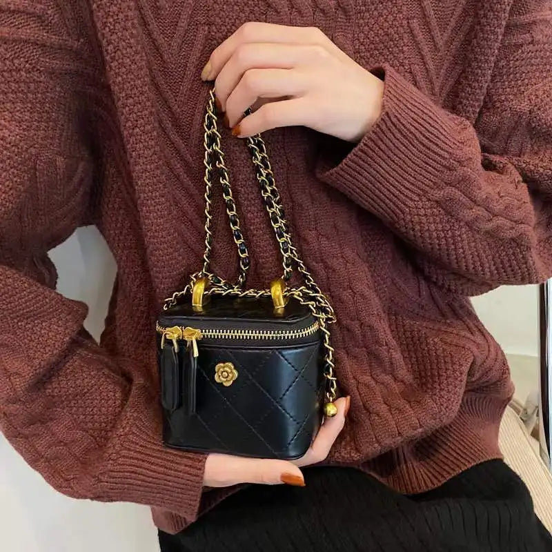 Women's Mini Rhombus Chain Bag Small Square Shoulder Bag